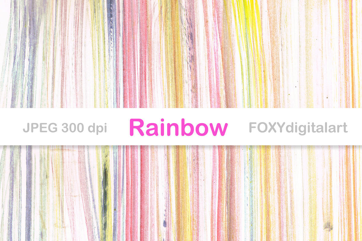 Ombre digital paper rainbow gradient, a Pattern Graphic by FOXYdigitalart (Photo 8 of 11)