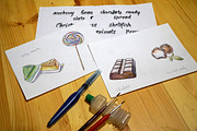 Watercolor sweets, a Food Illustration by miminoshka (Thumbnail 7 of 10)
