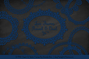Navy Round Lace Frames, an Illustration by Amanda Ilkov (Thumbnail 2 of 5)