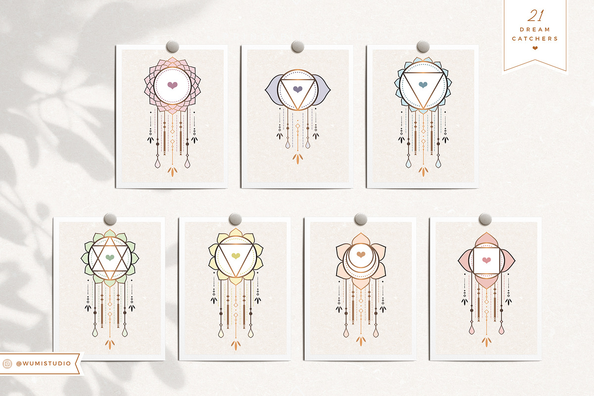 Chakra Collection, an Object Graphic by Wumi Studio (Photo 7 of 11)