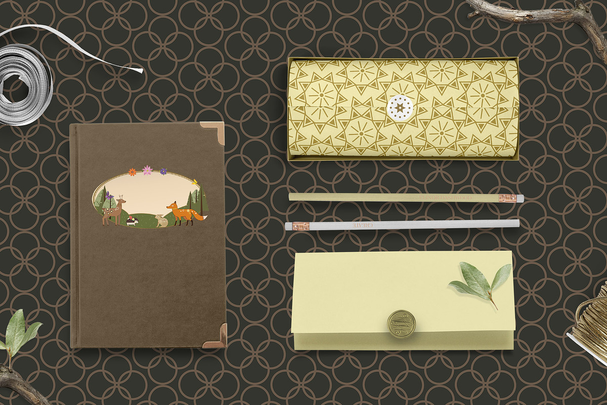 Scandinavian Folk Art Set, an Animal Illustration by NassyArt (Photo 9 of 12)