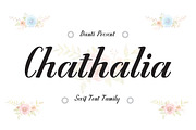 Chathalia Font Family, a Serif Font by danti (Thumbnail 1 of 7)