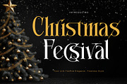 Christmas Fecsival – Elegant Serif, a Serif Font by Letterara (Thumbnail 1 of 15)