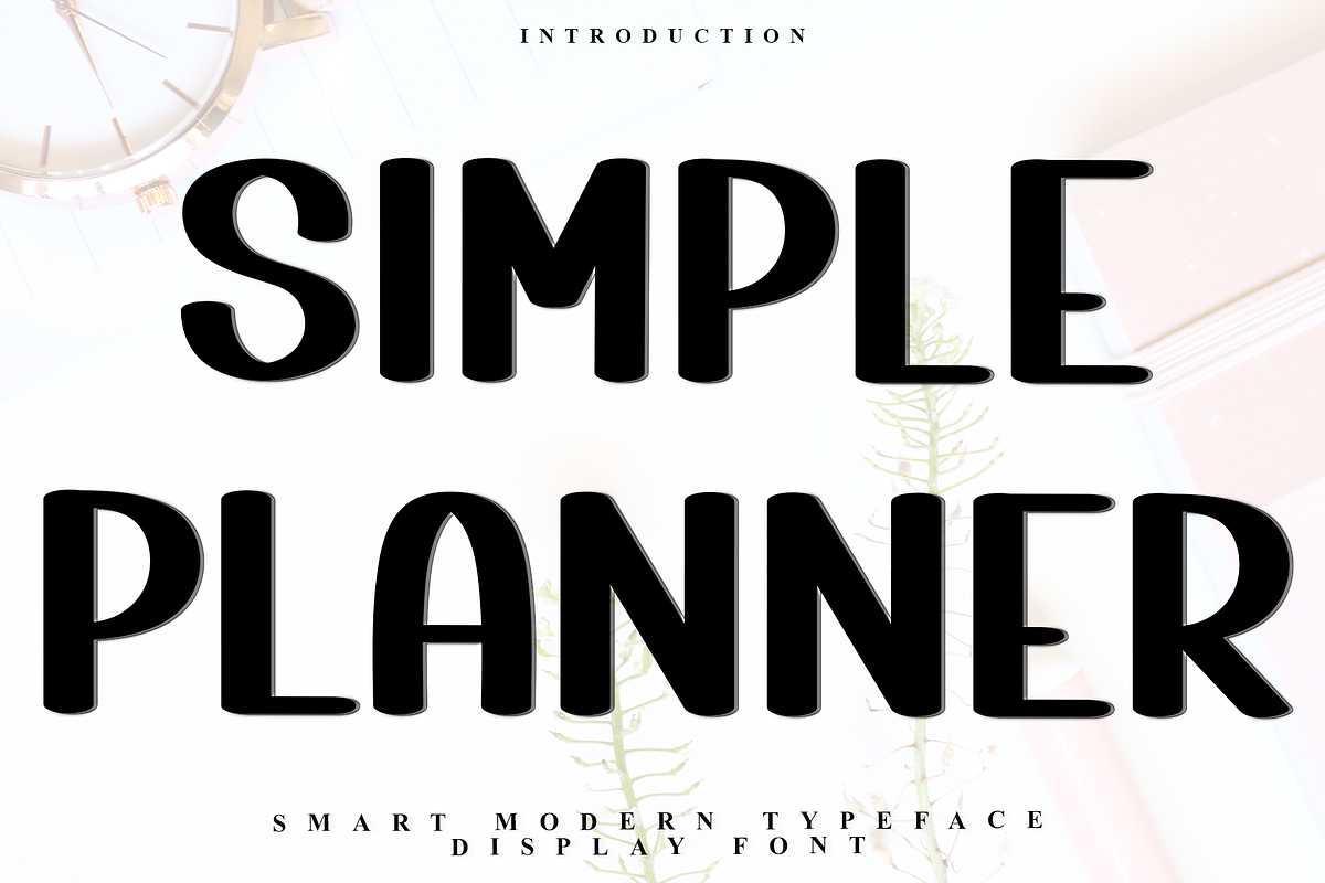 Simple Planner, a Script Font by InermediaSTUDIO (Photo 1 of 8)