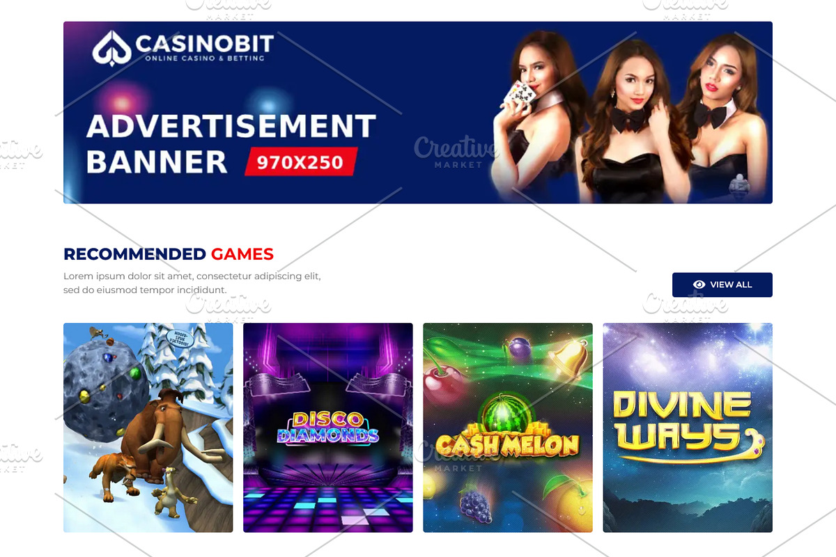 Online Casino & Betting Template, a WordPress Template by HasnainDEV (Photo 5 of 6)