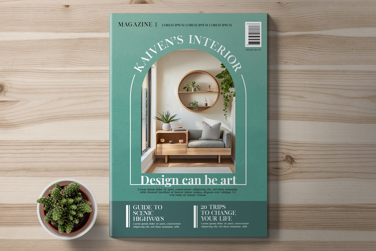 Magazine Cover, a Magazine Template by Aarley Kaiven (Photo 3 of 4)