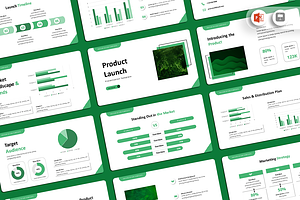 Product Launch - PowerPoint Template, a Presentation Template by QR Design Studio