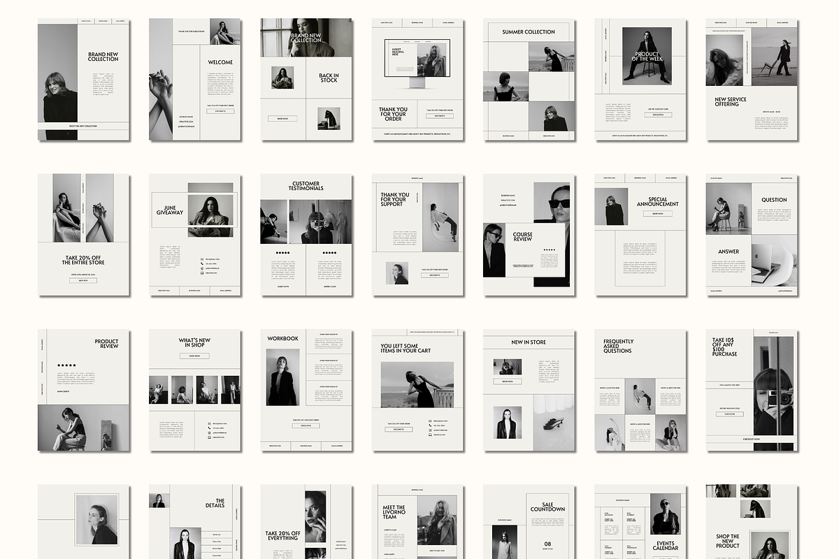 Email Marketing Newsletter Template, an Email Template by Branding Babe Co. (Photo 4 of 9)
