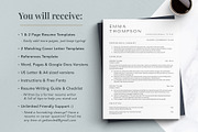 Modern ATS Resume Template for Word, a Resume Template by Get Landed (Thumbnail 5 of 10)