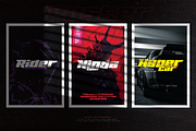 Ninja Cyber - A Display Typeface, a Sans Serif Font by Linecreative (Thumbnail 3 of 7)