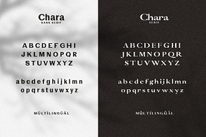 Chara - Sans Serif & Serif Duo