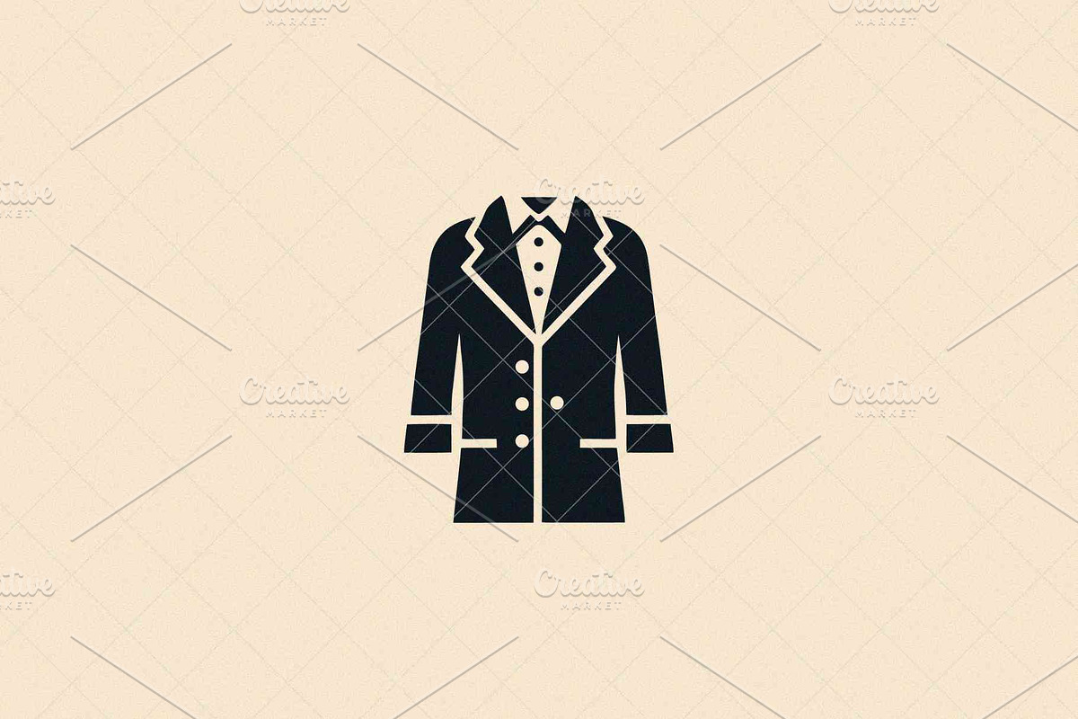 Formal Coat Icon, an Object Illustration by Vectorium Studio (Photo 1 of 3)