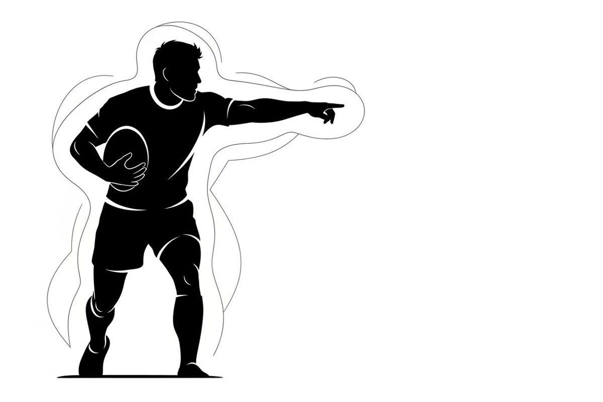 Rugby Player Silhouette Pack, an Illustration by Amazin_art (Photo 14 of 31)
