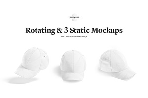 Baseball Cap Animated Mockup