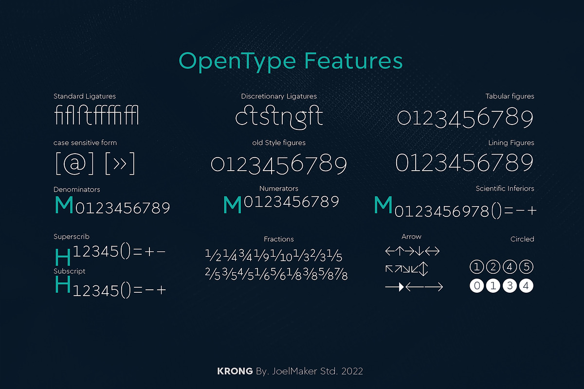 Krong Sans Serif, a Sans Serif Font by joelmaker (Photo 8 of 15)