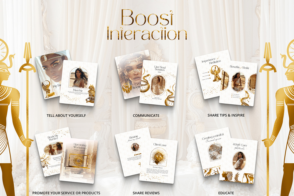 Instagram Post Template | Egyptian, a Social Media Template by Under My Cozy Roof (Photo 4 of 8)