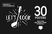 Kitchen Posters Collection, a Decorative Illustration by Chelovector (Thumbnail 3 of 6)