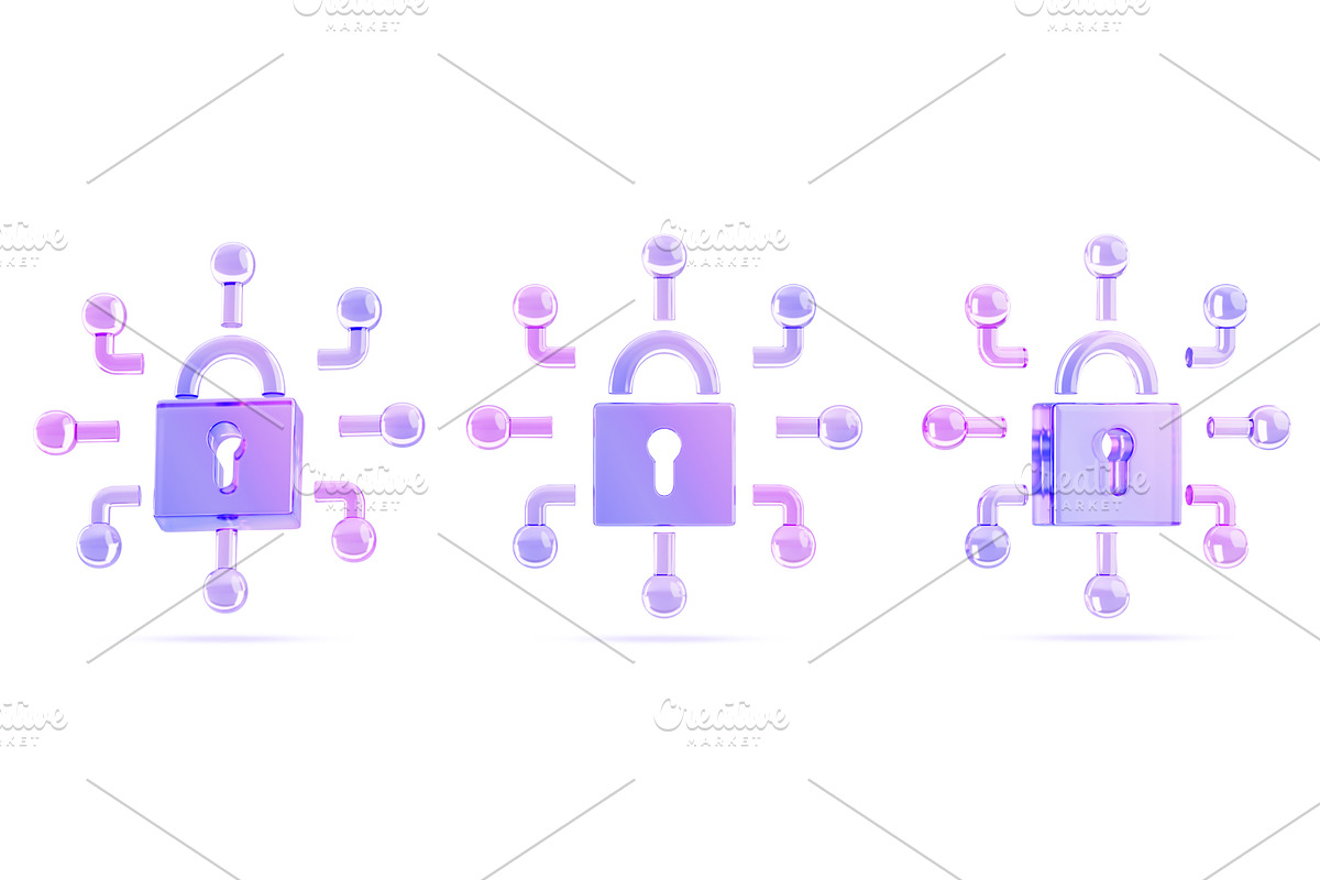 Cyber security technology concept, a Technology Illustration by Marozhkastudio