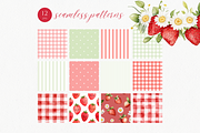 Berry Cute Strawberry Clipart, an Illustration by ClipArtCharm (Thumbnail 4 of 5)
