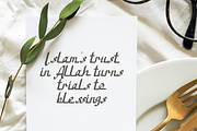 Nurhijaz - Arabic Display, a Script Font by Indotype Foundry (Thumbnail 7 of 10)