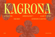 Kagrona - Y2K Experimental Serif, a Serif Font by Casloop Studio (Thumbnail 1 of 9)