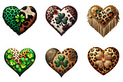 Patrick's Leopard Cowhide Heart, a Seasonal Illustration by DreamArtGraphic (Thumbnail 4 of 4)