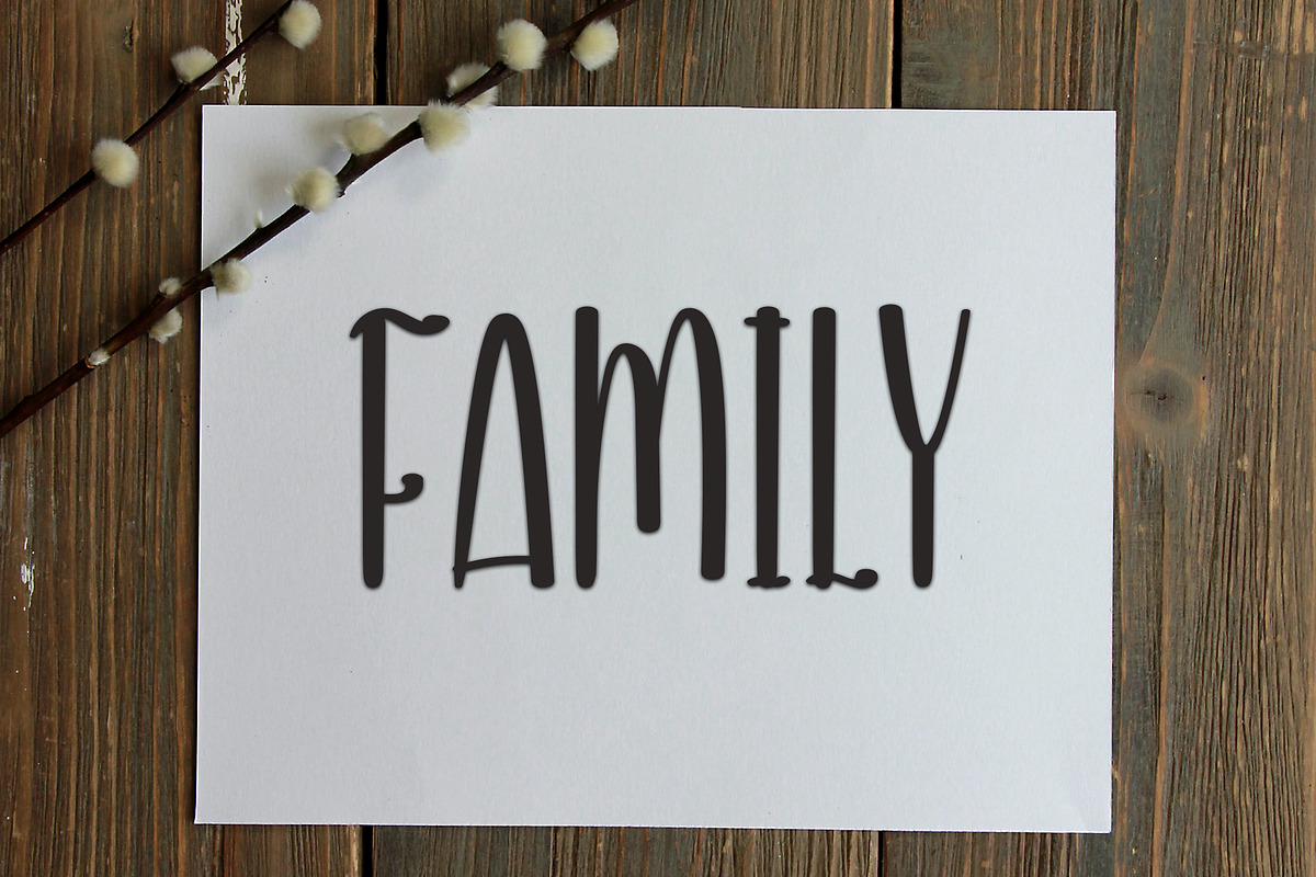 FARMHOUSE, a Sans Serif Font by InermediaSTUDIO (Photo 4 of 6)