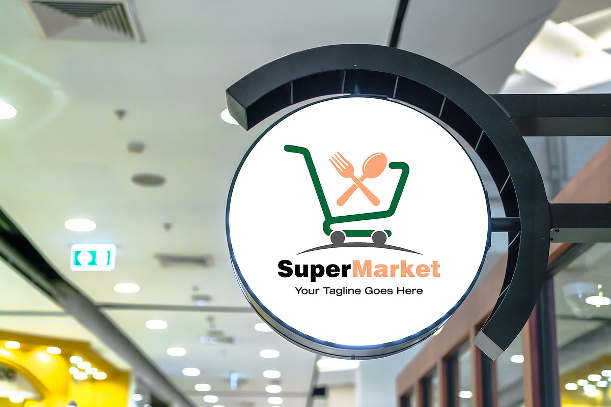 Super Market Logo Design Template preview 3