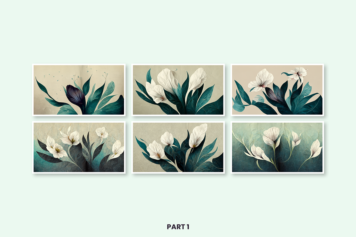 BOTA - Botanical Floral Backgrounds, a Texture Illustration by ...