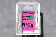 Flyer on Grocery Basket Mockup, an Advertising Mockup by Rielismee (Thumbnail 3 of 5)