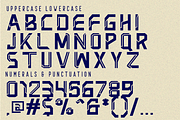 Negative Radiation - Techno Font, a Sans Serif Font by 177Studio (Thumbnail 8 of 8)