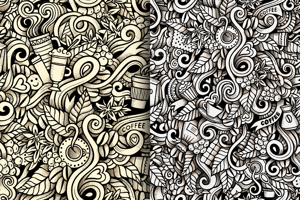 Coffee Graphics Patterns, a Pattern Graphic by BALABOLKA (Photo 5 of 6)