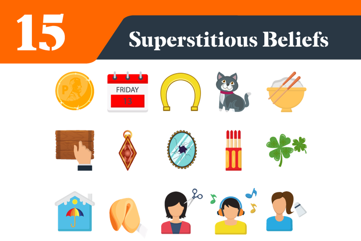 Superstition Beliefs Illustrations, a Duotone Icon by EllaMaiyaali (Photo 3 of 3)