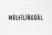 Genuine | Vintage font, a Blackletter Font by doffdog (Thumbnail 4 of 5)