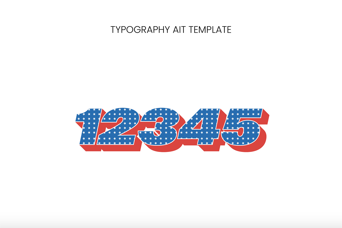Starry Retro 3D Bold Text Effect preview 2