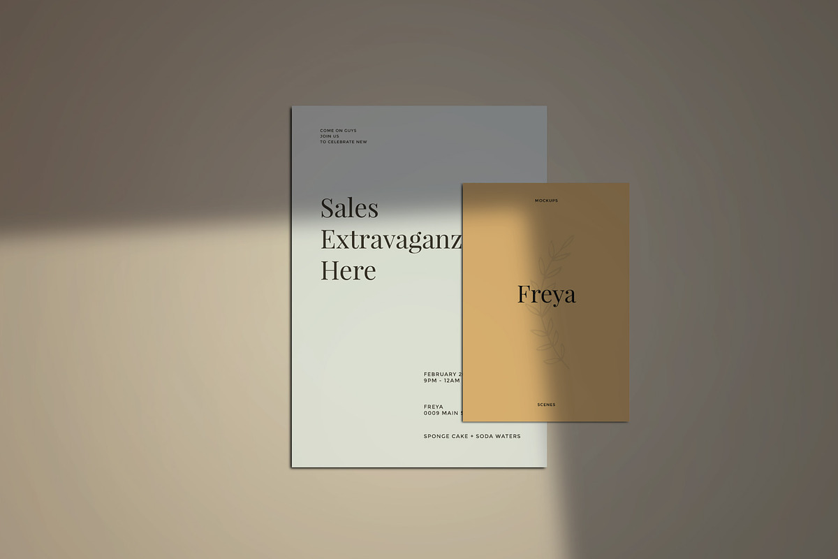 Freya Mockup Kit Scene Creator, a Books & Magazine Mockup by Mockstore (Photo 4 of 12)
