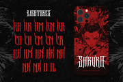 Rockakura typeface, a Blackletter Font by alit design (Thumbnail 15 of 17)