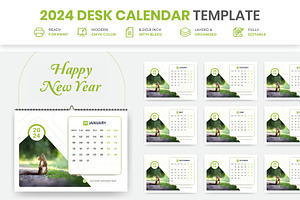 Business Desk Calendar Plan 2024