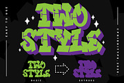 MWD Graff - Wildstyle Graffiti Font, a Font by Prioritype Co (Thumbnail 3 of 6)