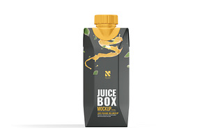 Juice Box Mockup