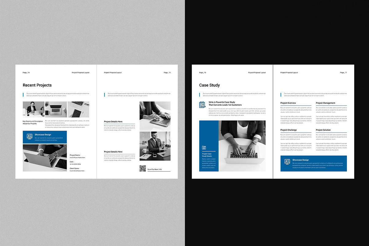 Project Proposal Template, a Brochure Template by DesignCrest (Photo 5 of 14)
