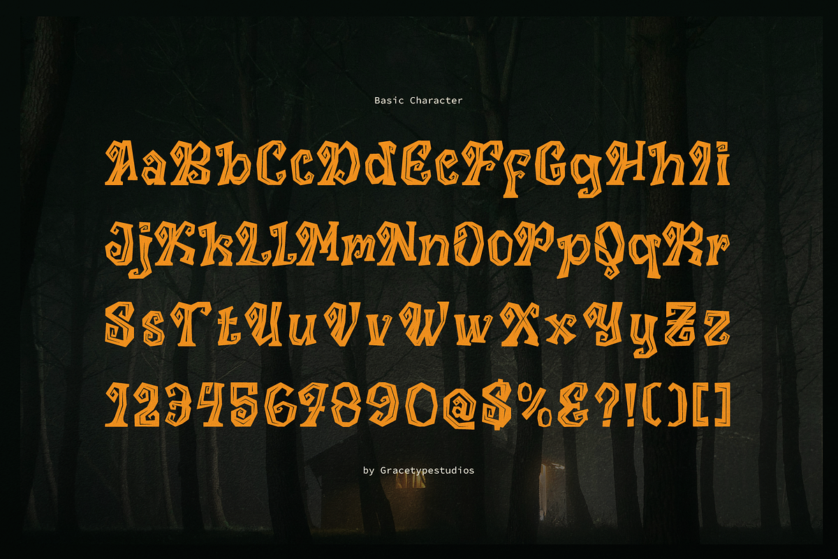 Keramat | Display Horror Font, a Handwritten Font by gracetype_studio (Photo 10 of 12)