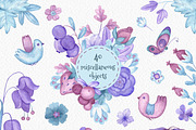 Bunny. Watercolor Сollection, an Animal Illustration by Warm Hearted Studio (Thumbnail 4 of 7)
