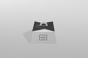 Bakery Cake Box Mockup