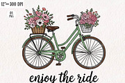 Vintage Wildflower Sublimation, an Illustration by CreationArt (Thumbnail 4 of 13)