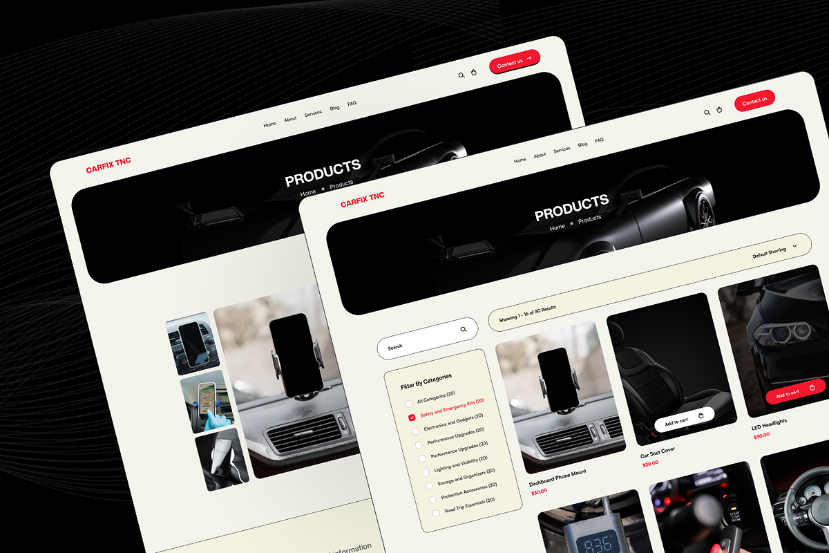 CARFIX, Premium Automotive Template, a HTML Template by TNCFlow (Photo 5 of 5)