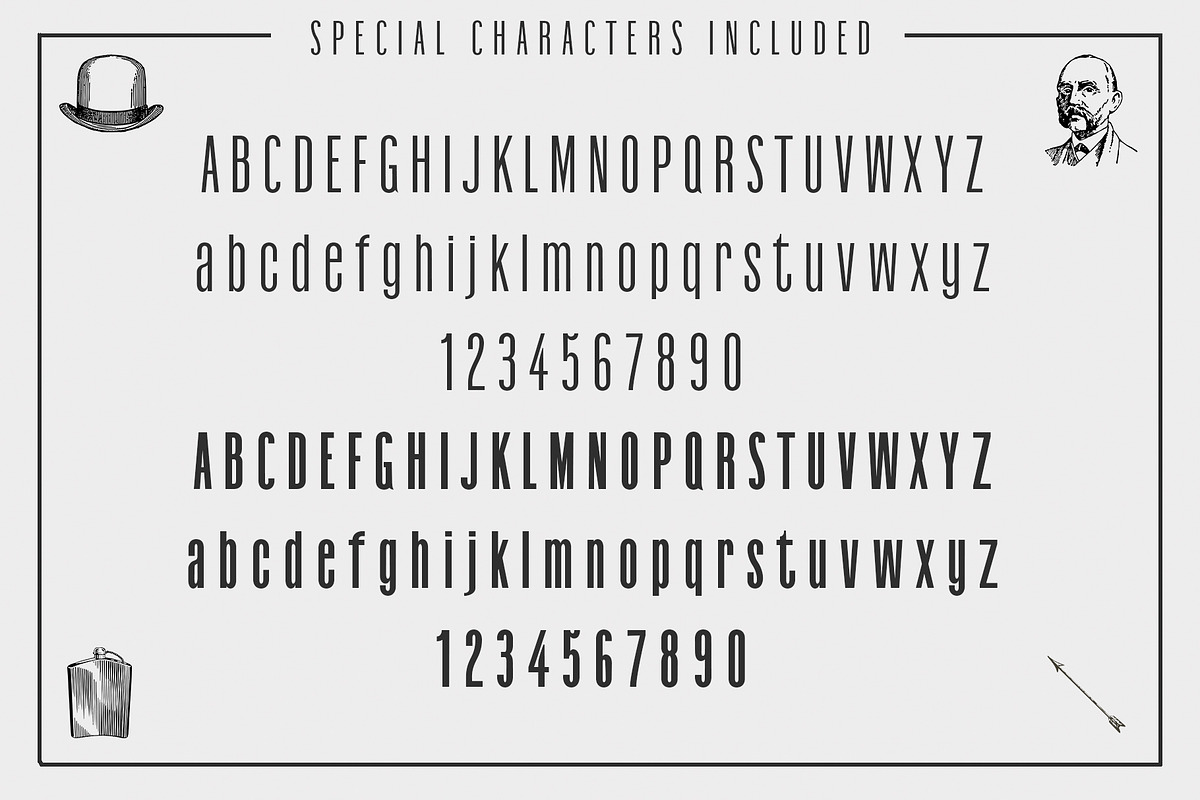 Black Velvet Typeface preview 8