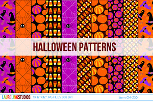 Halloween digital patterns