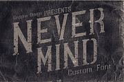 Nevermind Font, a Serif Font by Cruzine (Thumbnail 1 of 5)