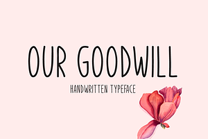 Our Goodwill Typeface